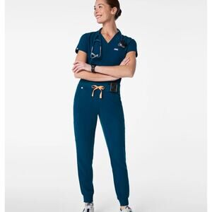 New Figs Scrubs Set - Deep Reef - Women's XL